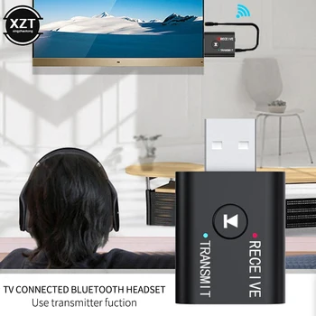 Bluetooth-ühilduva Muusika Saatja-Vastuvõtja 3-in-1-TV Arvuti Adapter Audio Kõrvaklapid, TV PC autokomplekti Traadita Adapter