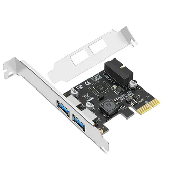 USB 3.0 PCI-E Expansion Card Adapter 2-Port USB 3 PCIE pesa PCI express adapter Kaardi 2A 19pin