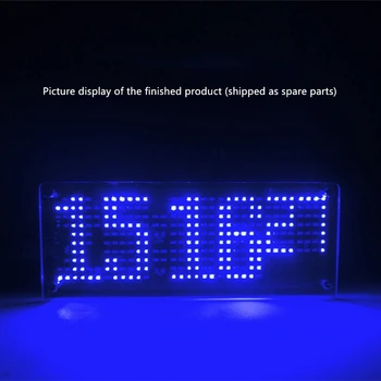 SMD LED dot matrix digital kell tootmine kit Elektrooniline diy kell komplekt Elektrooniliste osade tootmine