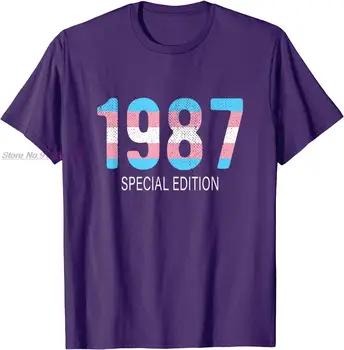 1987 Transseksuaalide Sünnipäeva - Trans Uhkus Transseksuaalide Kingitused T-Särk