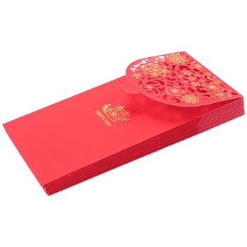 40PCS Hiina Punased Ümbrikud Õnnelik Raha Ümbrikud Pulm Punane Pakettaknad Uut Aastat, Pulmi (7X3.4)