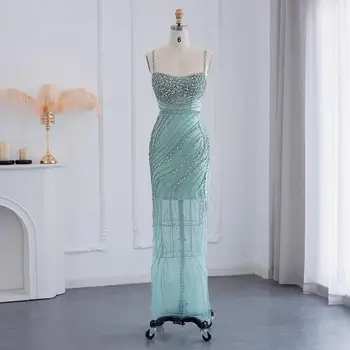 2023 Uued Luksus Naiste Pall Kleit Mood Crystal Spagetid Ehitud Profileerimine Tanssiaiset Kleit Elegantne Pahkluu Pikkus Joon Õhtul Kleit