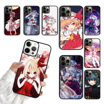 Anime Touhou Scarlet Silmad Telefon Case For iPhone 15 SE2020 11 12 13 14 Pro Max Mini Kate iPhone XS Max XR 6 7 8 Plus Fundas