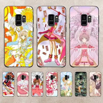 C-CardCaptor S-Sakura Anime Telefon Case For Samsung Galaxy A50 A51 A71 A21s A71 A41 A70 A30 A22 A02s A53 A72 A73 5G Kate
