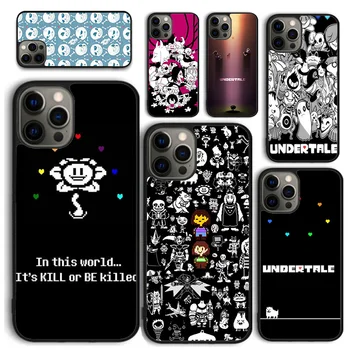 Anime Undertale Mettaton Telefon Case For iPhone 15 SE2020 14 XR, XS Max 6 7 8 Plus 11 12 13 Pro Max Mini Telefoni Kate coque Fundas
