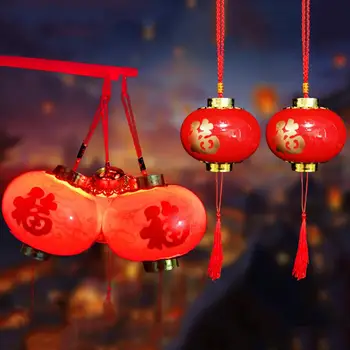 Oriental Teemastatud Laterna Partei Asjade Traditsioonilise Hiina Uue Aasta Laterna koos Fu Prindi Tutt Pidulik Kevadine Puhkus