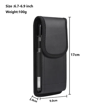 Litchi Muster Vertikaalne Telefoni Kott Xiaomi 13 Ultra 12T Pro Redmi Lisa 12 Pro Civi 3 Talje Kott Meeste Veetav Kabuur