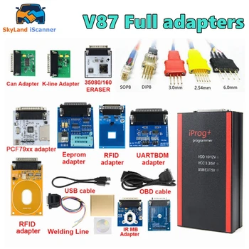 Parima Kvaliteediga IPROG+ V87 Adapterid 35080 160/80 Adapter iProg Programmeerija iProg RFID/PCF79XX SD-KAARDI Adapter/5 Kollektori Tihvtid