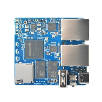 eest NanoPi R2S Avatud Lähtekoodiga Mini Ruuteri DualGbps Ethernets Sadamate RK3328 QuadCores