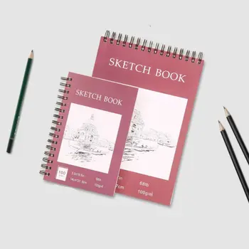 Happevaba Sketch Book Spiraal Spiraal Ere Valge Joonistus Sülearvuti Vertical Flip Kaasaskantav Kunsti Sketchbook Joonistamise Kunsti