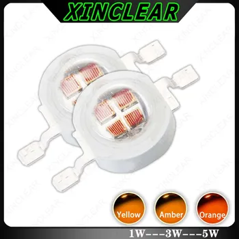 Kõrge Kvaliteediga 1W, 3W 5W Light Helmed, Kollane, Oranž, Kollane 590-595nm 600-605nm 595-600nm LED-Kiipe DIY 1 3 5 Watt Lamp