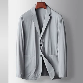 5729-R - Lahti moedisain magnetilise luku meeste ülikond noor korea versiooni trend lühikeste varrukatega ülikond