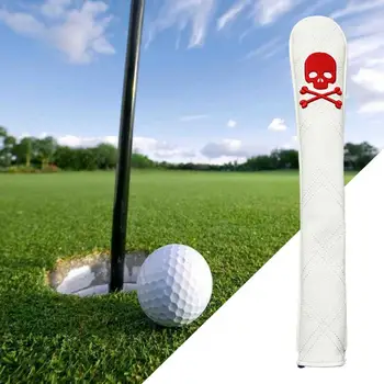 Golf vastavusse Viimine Kinni Katta PU Nahk Golf Club Protector vastavusse viimise Pulgad Omanik Nelja-leaf Muster Pulgad Golf Headcovers