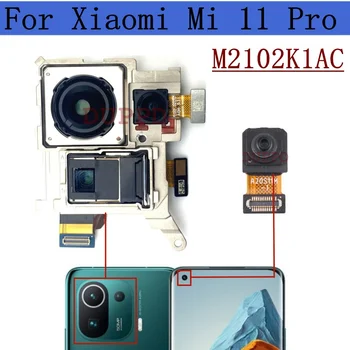 Tagumine Eesmine Kaamera Moodul Xiaomi Mi 11 Pro M2102K1AC Originaal Eesmise Selfie Tagasi Peamised Suur Kaamera Flex Cable Varuosad