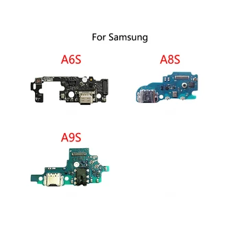 USB-Laadimine Dock Port Pesa Pesa Pesa Flex Kaabel Samsung Galaxy A6S G6200 A8S G8870 A9 2018 A9S A920F Laadimine Juhatus