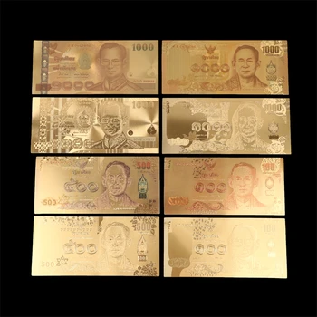 Tai Baht Kuld Pangatähtede 20 50 100 500 1000THB Raha Kollektsiooni Replica Mälestus Märgib Kuningas Rama IX