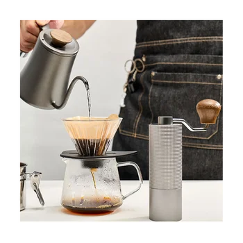 Käsitsi Kohviveski Käsitsi Reguleeritav Terasest Core Burr Köök Kaasaskantavad käsiajamiga Espresso Kohvi Jahvatus-Vahend
