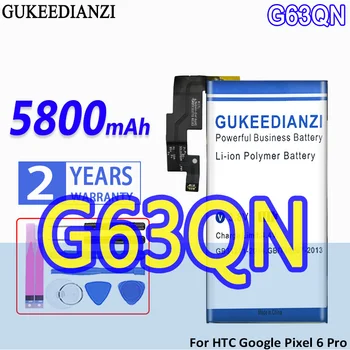G63QN GMSB3 5200mAh/5800mAh Suure Mahutavusega Mobiiltelefoni Aku HTC Google Pixel 6 Pro Pixel6 Pro Smartphon Patareid 