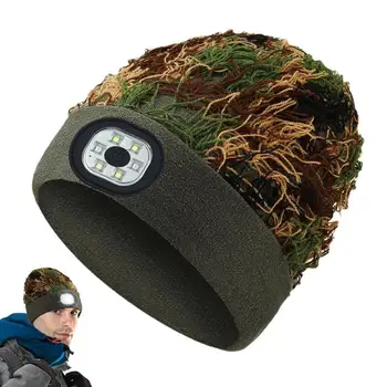 Beanie Müts Kerge USB Laetav Öösel Valgustatud, Mütsi, 3, Reguleeritav Heledus LED Beanie Eemaldatav ja Pestav Silmkoelised Caps