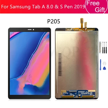 Samsung Galaxy P205 LCD Ekraan Puutetundlik Digitizer Assamblee Samsung Galaxy Tab 8.0 & S Pen 2019 Asendamine Ekraani
