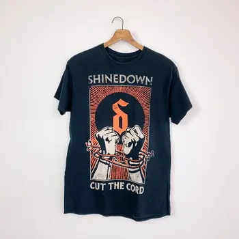 Vintage Shinedown Lõigatud Juhtme Tour 2015 Meeste Särk Unisex Must S-5XL PE658 pikad varrukad