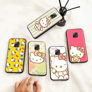 Hello Kitty Musta Soft Case for Samsung Galaxy S22 Ultra S23 Quantum 2 Lite 10 Lisa 20 Pluss