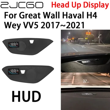 ZJCGO Auto HUD Head Up Display Kiiruse Projektor Alarm Elektrooniline Tarvikud Great Wall Haval H4 Wey VV5 2017~2021