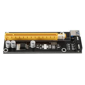 0,6 M 1M VER006S PCI-E 1X kuni 16X Ärkaja Kaart PCIe Extender SATA et 4Pin Power USB 3.0 Kaabli jaoks-Video Graafika Kaart