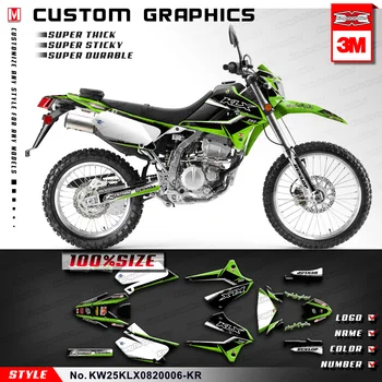 KUNGFU GRAAFIKA MX Kleebised Kleebise jaoks Kawasaki KLX250S D-Tracker X Lõplik Väljaanne 2008 2009 2010 2011 2012 2012 2014 kuni 2017