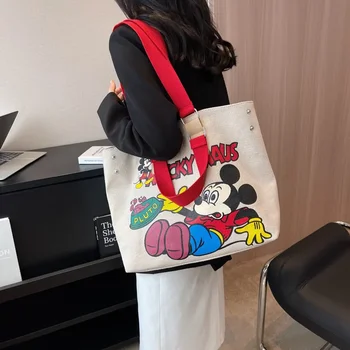Disney Mickey armas Naiste õlakott Luksus Brändi Cartoon Naiste Kott Suure Mahutavusega Mood Kott Shopping Bag