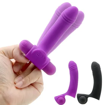 Sugu Mänguasjad, Erootiline 12cm Harja Dildo Strapon Sõrme Vibraatorid Naistele Clit Tiss Stimulaator Tupe Anal Plug Female Masturbator