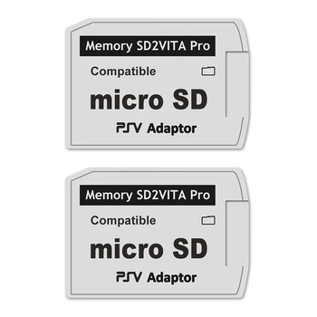 2X Sd2vita 5.0 Mälukaardi Adapter,PS Vita PSVSD Mikro-SD-Adapter PSV 1000/2000 PSTV FW 3.60 Henkaku Enso Süsteem