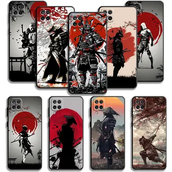Jaapani Samurai Punane Päike Puu Kunsti Telefon Case For Samsung Galaxy A70 A70s A50 A30s A04s A20s A20e A02 A02s A03 M52 A42 M31 Kate