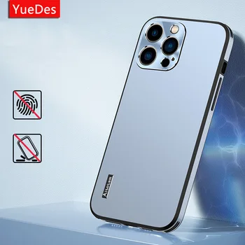 Luksuslik Matt Aurora Telefon Case For iPhone 13 12 11 Pro Max 13Pro 12Pro Metallist Objektiivi kaitse Põrutuskindel Raske Kaitseraua tagakaane