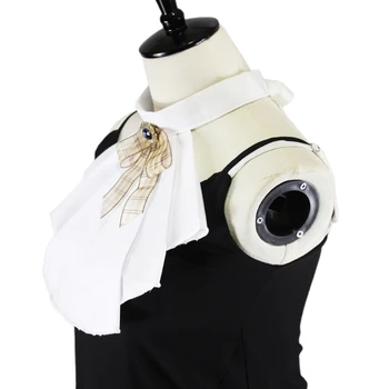 Elizabethan Koloonia Jabot Kiht Ruffle Necktie Võltsitud Krae Bowknot