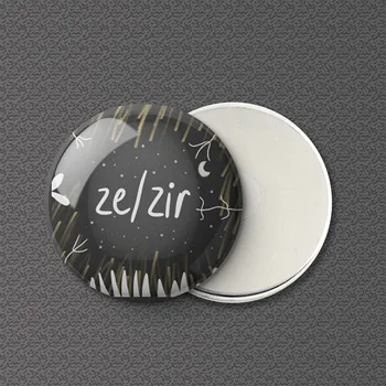 Ze Zir Metsamaa Asesõna Külmkapi Magnet Cartoon Loominguline Väljavalitu Armas Naljakas Riided Decor Magnet Külmkapp Mood Köök