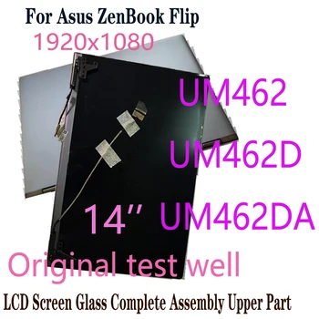Algne Uus Katsetatud 14 tolline Asus ZenBook Klapp 14 UM462 UM462D UM462DA LCD-Ekraani Klaas Ekraani tervikliku komplekti Ülemine Osa