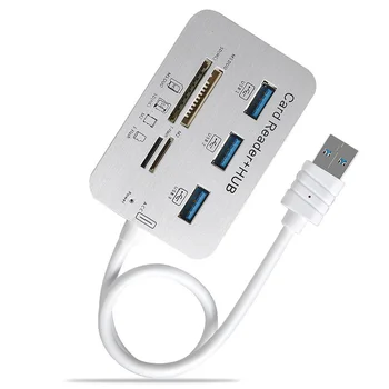 USB HUB USB 3.0 Splitter 3 Sadamate Extensor Multi USB Pikendus Mitme 3 0 Hub, SD-Kaardi Lugeja USB3.0 Expander PC