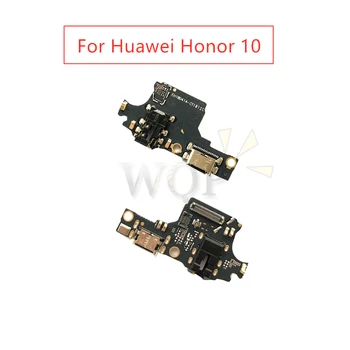 näiteks Huawei Honor 10 USB-Pordi Laadija Flex Kaabel Laadimise Dock Connector PCB Pardal Lindi Flex Kaabel + Kõrvaklappide Pesa Audio Earph