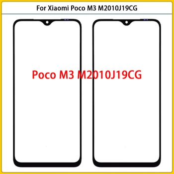 10TK Jaoks Xiaomi Poco M3 M2010J19CG Puutetundlik LCD Välimiste Klaasist Paneel, Objektiiv Puutetundlik Klaas Kaas OCA Liimi Asendada