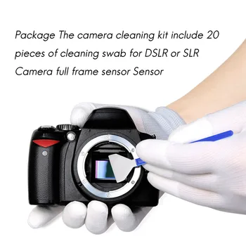 20 Tükki DSLR või SLR digikaamera Sensorc Puhastus Pulga täiskaadri CMOS Sensor 24 mm Lai Puhastus Tampooni